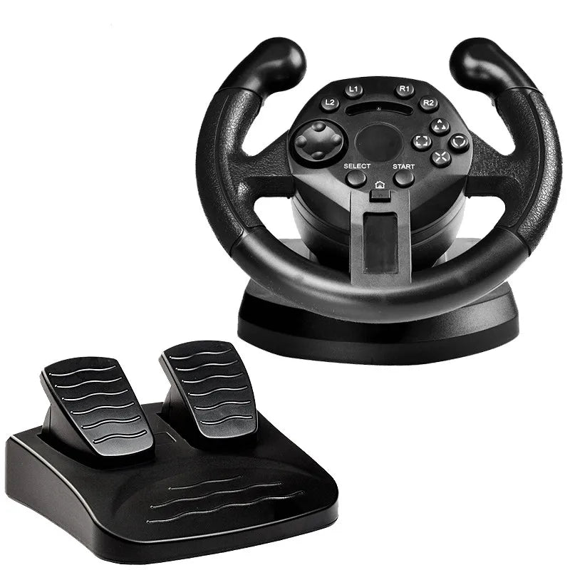 2025 Steering Wheel for Nintendo-SwitchPC PS3 PS4 Xbox 360 android 7 in 1 Racing Game Balance Wheel Controller With vibration