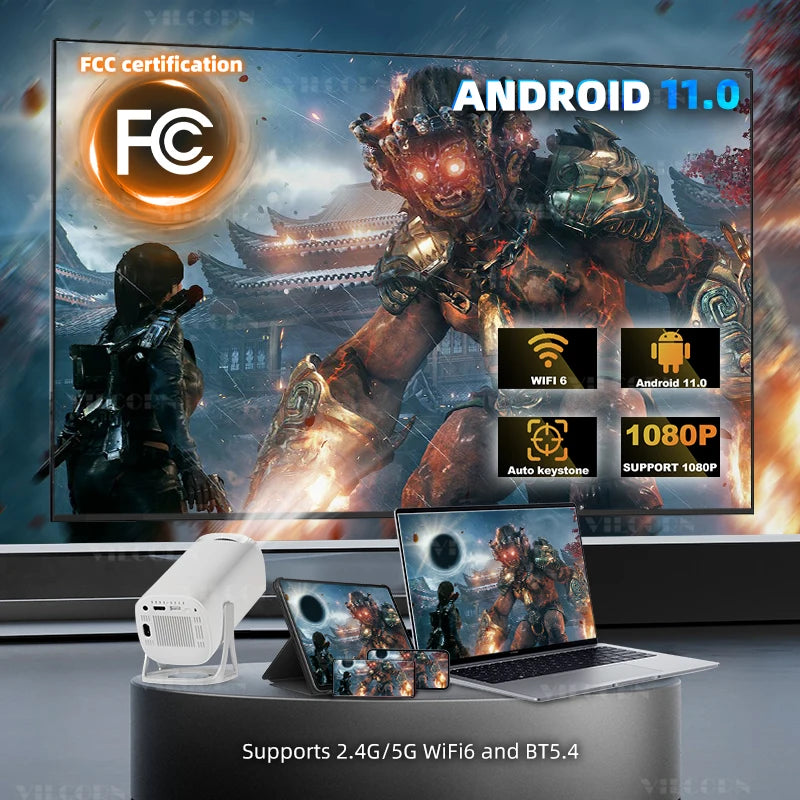 S40MAX Android 11 Gaming Projector Home