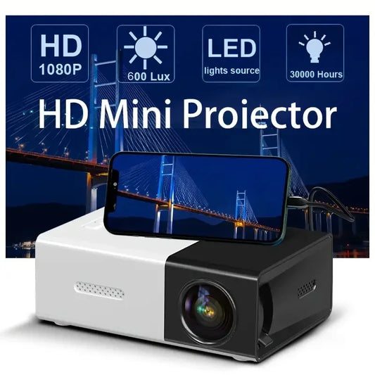 Proyector portátil YG300 para el hogar, compatible con USB, HDM