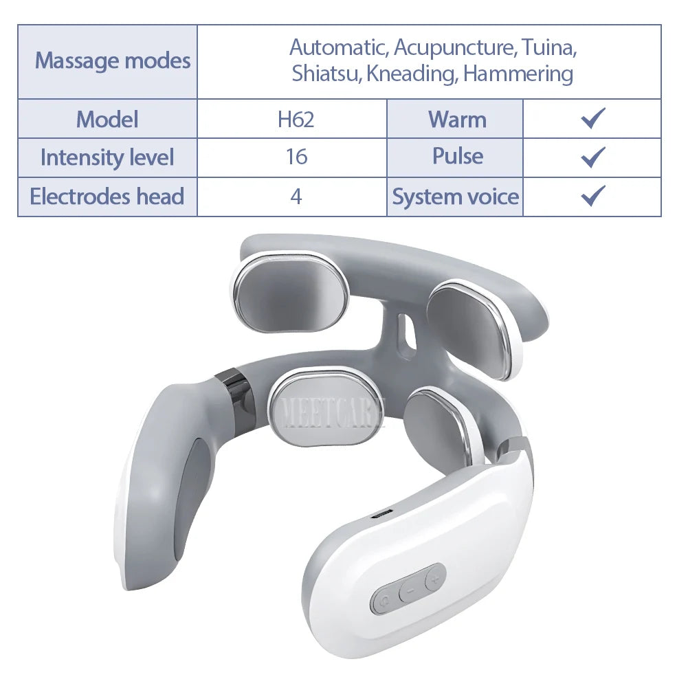 Wireless Smart Sholder Cervical Massager