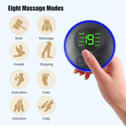 Mini Portable EMS Neck Massager Neck  For Cervical Muscle Pain Relief And Shoulder Relaxation