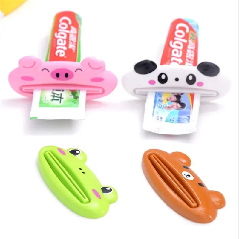 Multi-function Tool Kitchen Supplies Bathroom Cartoon Toothpaste Squeezer