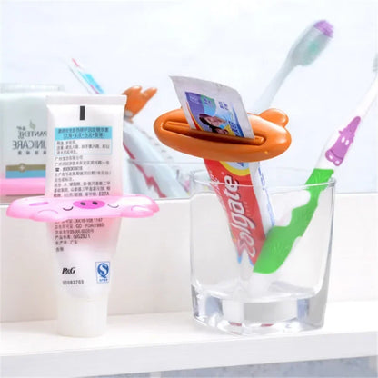 Multi-function Tool Kitchen Supplies Bathroom Cartoon Toothpaste Squeezer