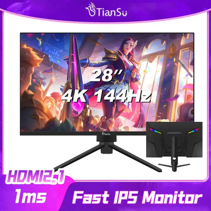 2025 Tiansu Monitor Gaming 144Hz 4k 32 inch