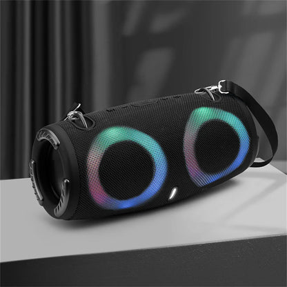 Portable Waterproof 100W High Power Bluetooth Speaker RGB Colorful Light Wireless Subwoofer