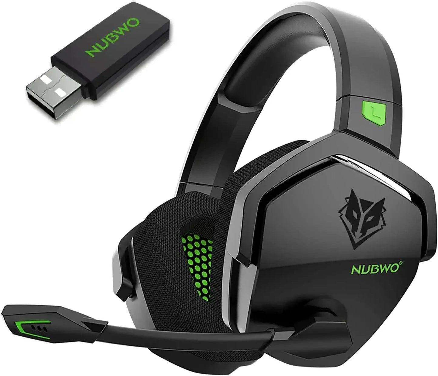 NUBWO G06 Dual Wireless Gaming Headset with Microphone