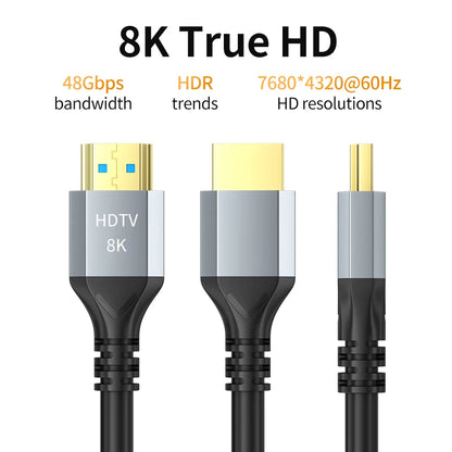 8K HDMI 2.1 Cable 120Hz