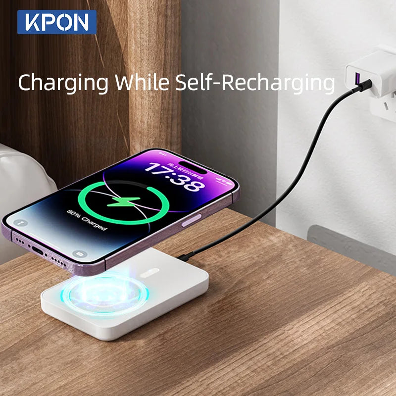 KPON Magnetic Power Bank  Wireless 20W Fast Charging