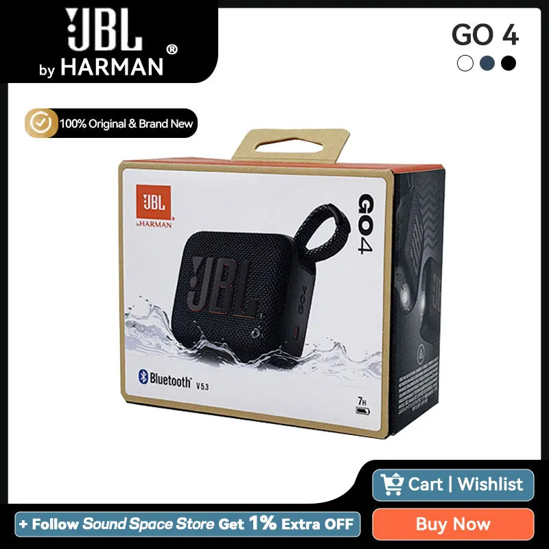 JBL GO 4 Go4 Ultra Portable Bluetooth Speaker JBL Pro