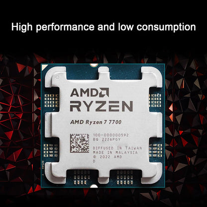 AMD Ryzen 7 7700 Brand New CPU 5.3GHz 8-Core 16-Thread 40MB Cache 5NM TDP 65W Socket AM5