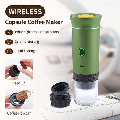 Portable Coffee Maker Espresso 3-in-1