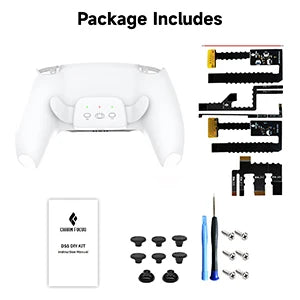 2 Back buttons for ps5 controller, accessory upgrade board