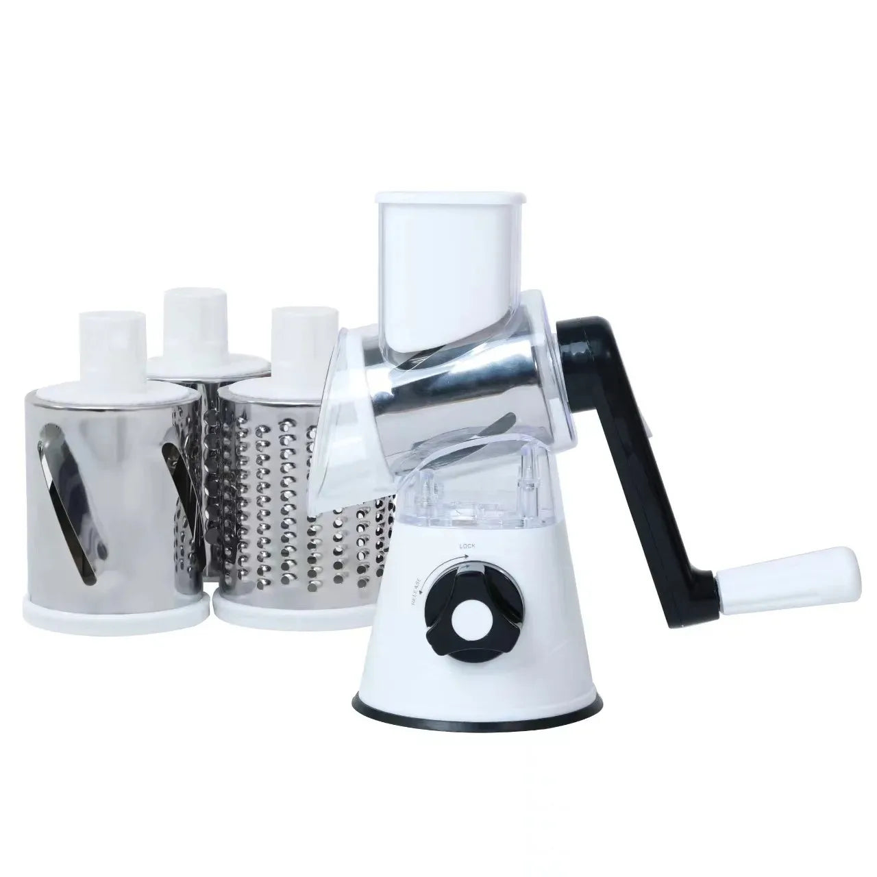 Kitchen multifunctional drum vegetable slicer hand cranked household