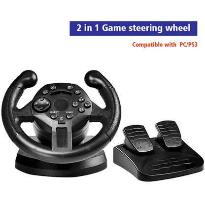 2025 Steering Wheel for Nintendo-SwitchPC PS3 PS4 Xbox 360 android 7 in 1 Racing Game Balance Wheel Controller With vibration