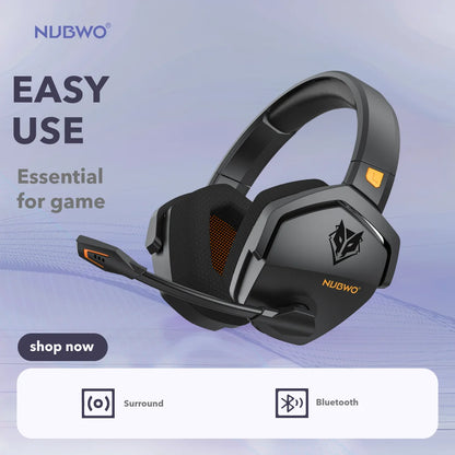 NUBWO G06 Dual Wireless Gaming Headset with Microphone