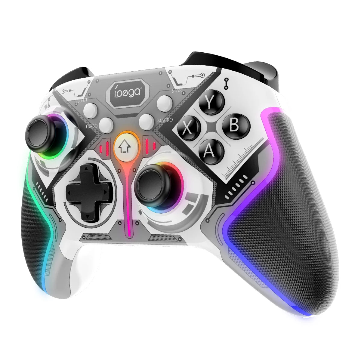 IPEGA Wireless Dazzling Color Gamepad with Programming,Enhanced Dual Motor Vibration,TURBO Function PG-9666