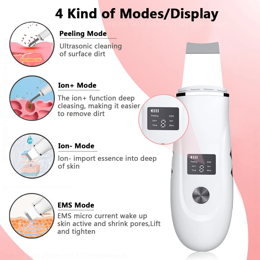 Ultrasonic Face Scrubber/ Peeling