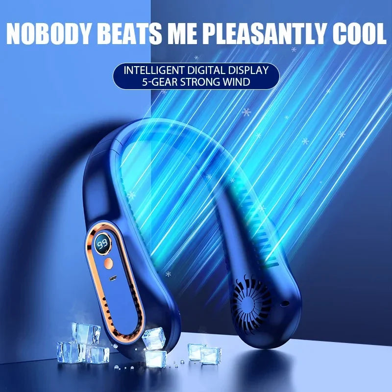 Portable Summer Hanging Neck Fan Air Cooler