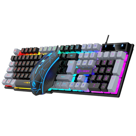 Wired Keyboard And Mouse Set Usb Luminous