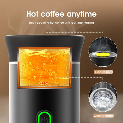 USB Portable Electric Espresso Machine 3-In-1