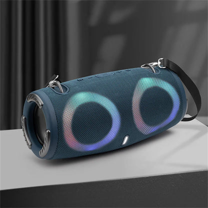 Portable Waterproof 100W High Power Bluetooth Speaker RGB Colorful Light Wireless Subwoofer