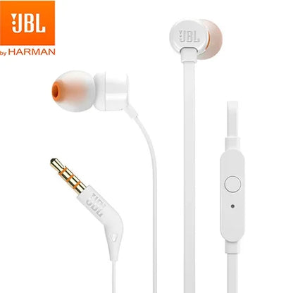 100% Original JBL TUNE 110 3.5mm Wired In-Ear Earphones