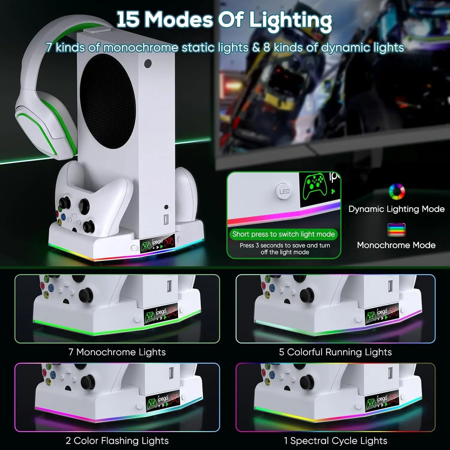 IPEGA Cooling Fan Stand for Xbox Series S