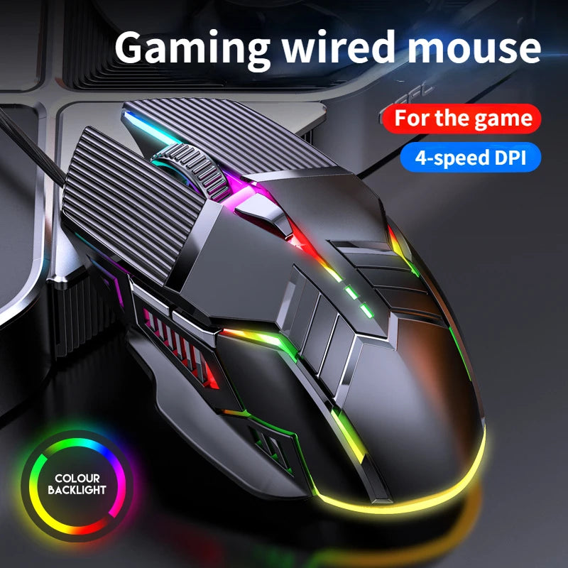 3200DPI Ergonomic Wired Gaming Mouse