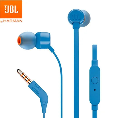 100% Original JBL TUNE 110 3.5mm Wired In-Ear Earphones