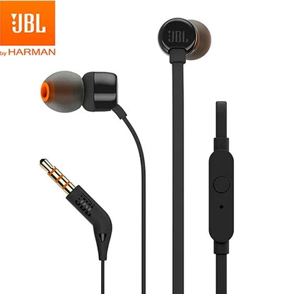 100% Original JBL TUNE 110 3.5mm Wired In-Ear Earphones