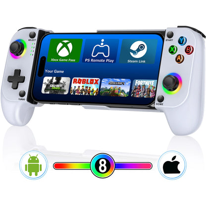 Cell Phone Gamepad Joystick for iPhone Android Control Bluetooth Controller Trigger