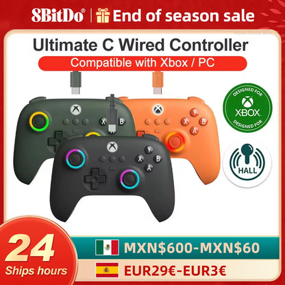 8BitDo Ultimate C Wired XBOX Controller Gamepads