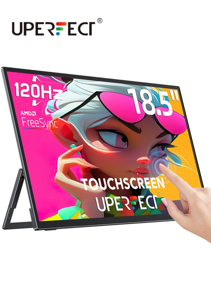 UPERFECT USteam E6 Pro 18.5" Portable Monitor Touch Screen 120Hz Smart Gaming