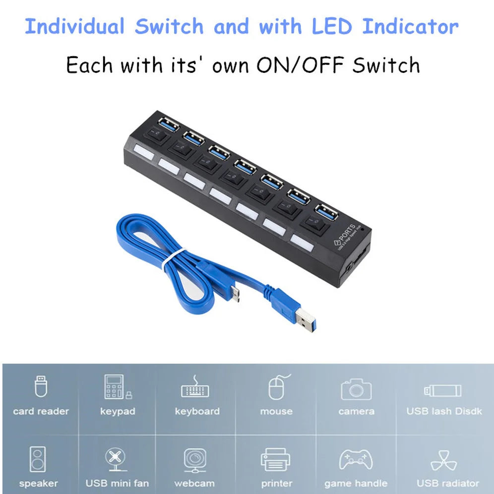 HUB Splitter Multi USB 3.0