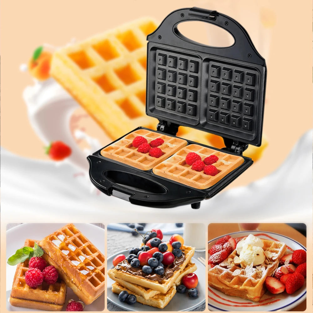 Professional Electric Waffle Maker Cooking