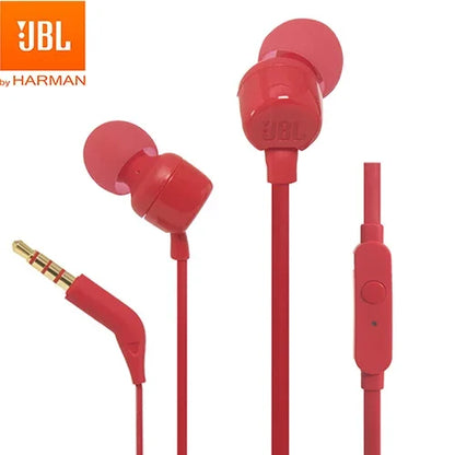 100% Original JBL TUNE 110 3.5mm Wired In-Ear Earphones