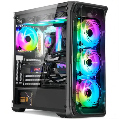 Aotesier Hot selling gamer desktop computer build in Win10 16GB Ram SSD 1TB hdd GTX 1050Ti Core E5-2650 processor new gaming pc