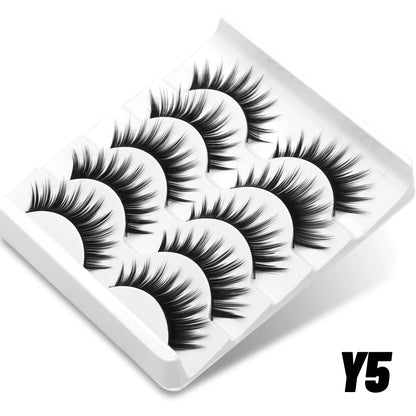 Cat Eye Lashes 3D Natural False Lashes Fluffy Soft