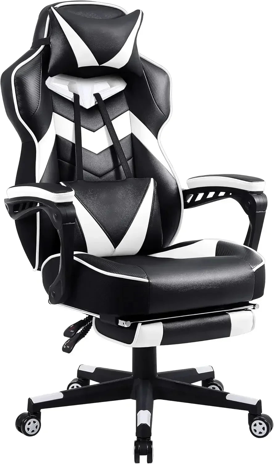 Gaming Chair with Footrest,Big and Tall Gaming Chairs for Adults,Computer Chair for High Back and Massage,Reclining Gamer Chair