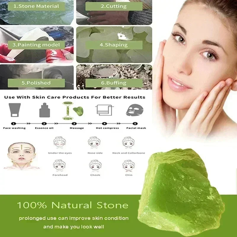 Natural Jade Roller Face Gua Sha