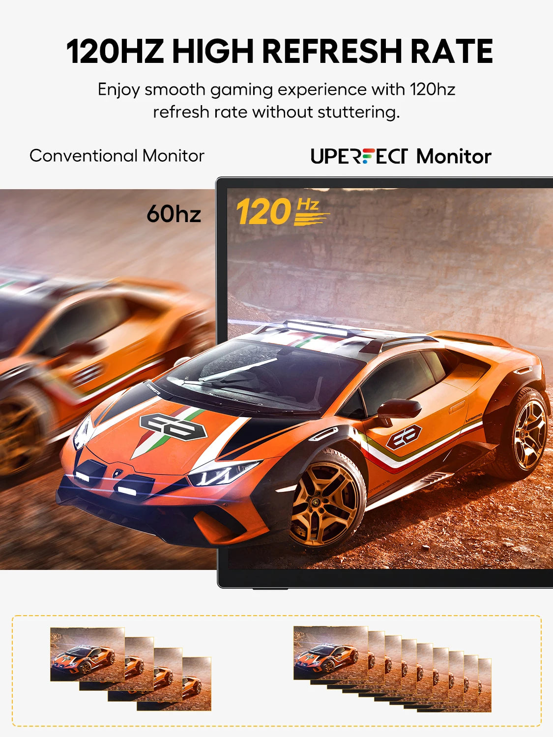 UPERFECT USteam E6 Pro 18.5" Portable Monitor Touch Screen 120Hz Smart Gaming