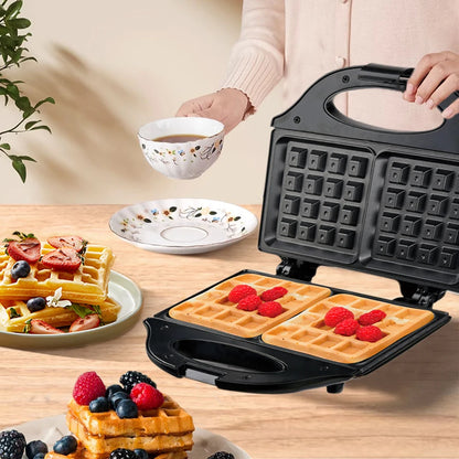 Professional Electric Waffle Maker Cooking