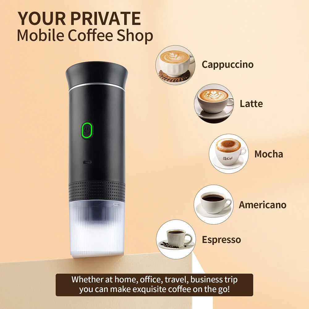 Portable Coffee Maker Espresso 3-in-1