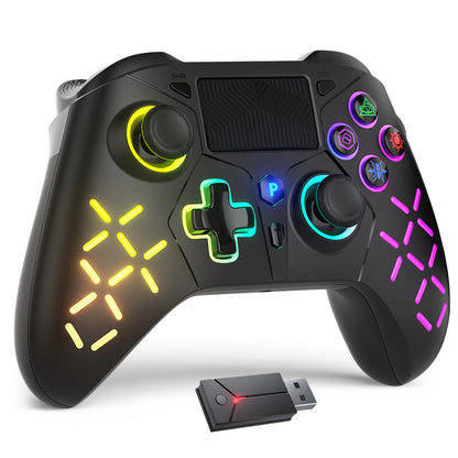 Playstation5 Controller  LED RGB Vibration Function Turbo Wireless Gamepad