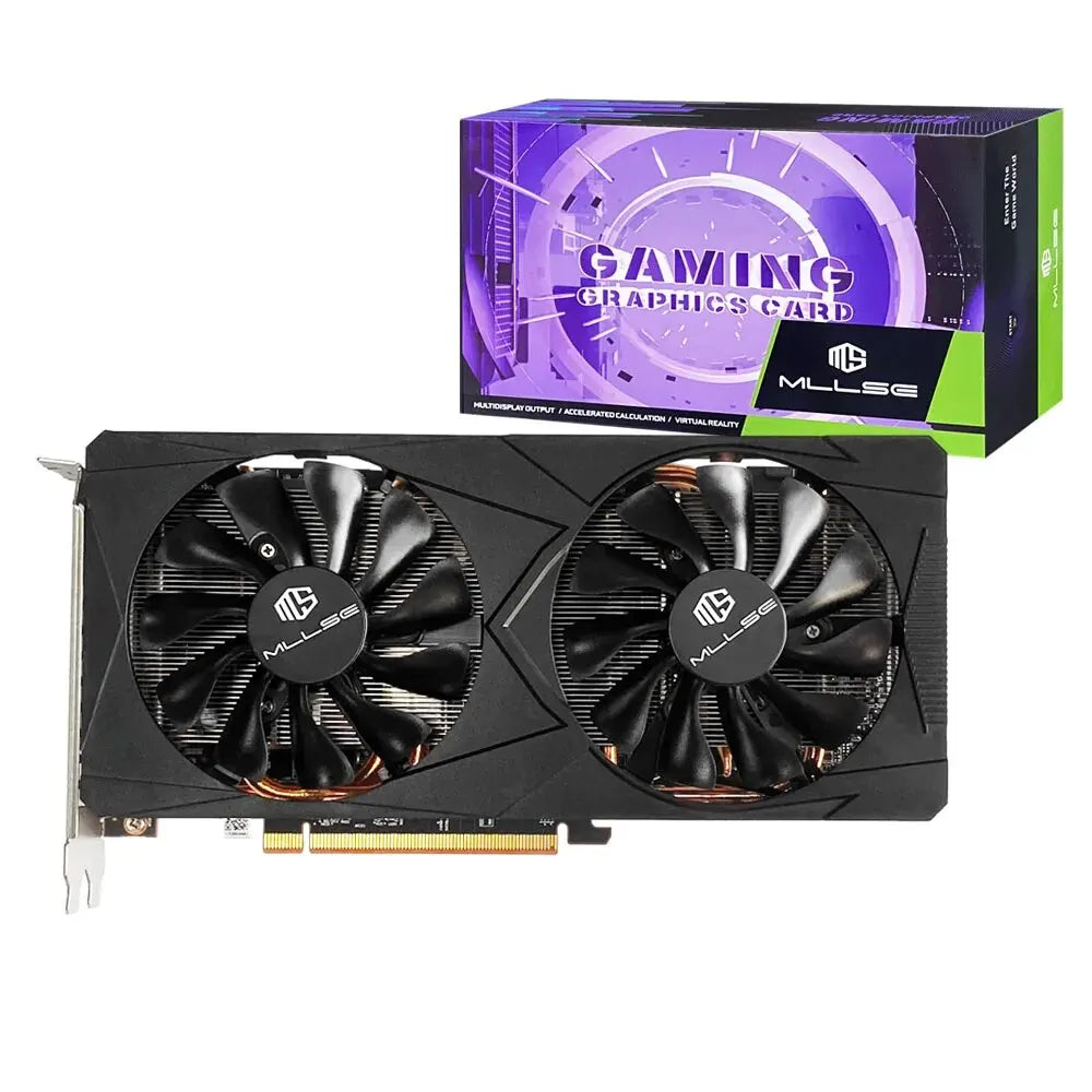 MLLSE AMD RX 5700 XT 8GB Graphics Card GDDR6 256Bit PCI-E 4.0×16 6+8Pin Radeon GPU Rx 5700XT