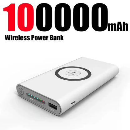 200000mAh Power Bank Ultra-Large Capacity Universal Wireless Fast Charging SAMSUNG/IPHONE