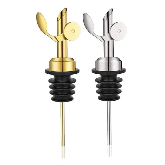 Oil Bottle Stopper Cap Dispenser Sprayer Lock Wine Pourer