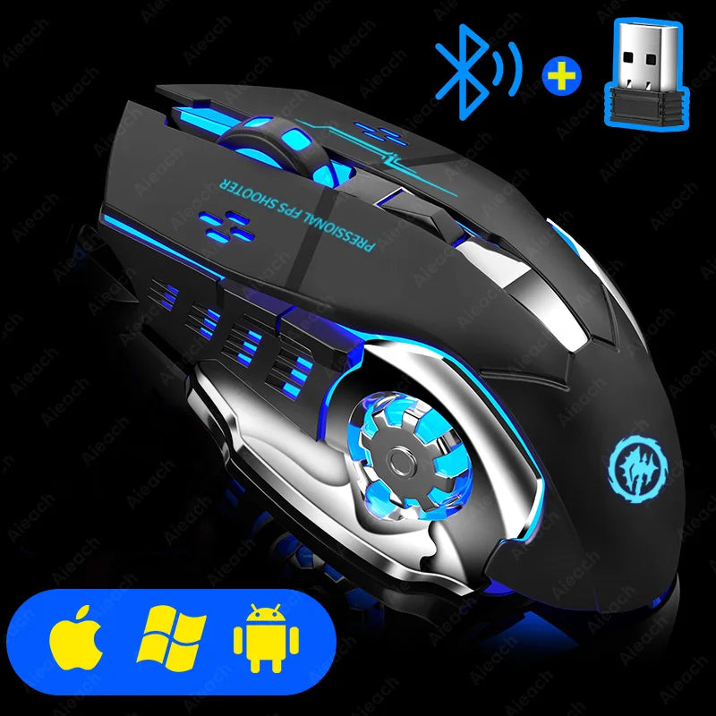 Rechargeable Wireless Mouse Gaming