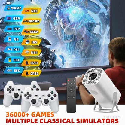 S40MAX Android 11 Gaming Projector Home