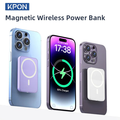 KPON Magnetic Power Bank  Wireless 20W Fast Charging